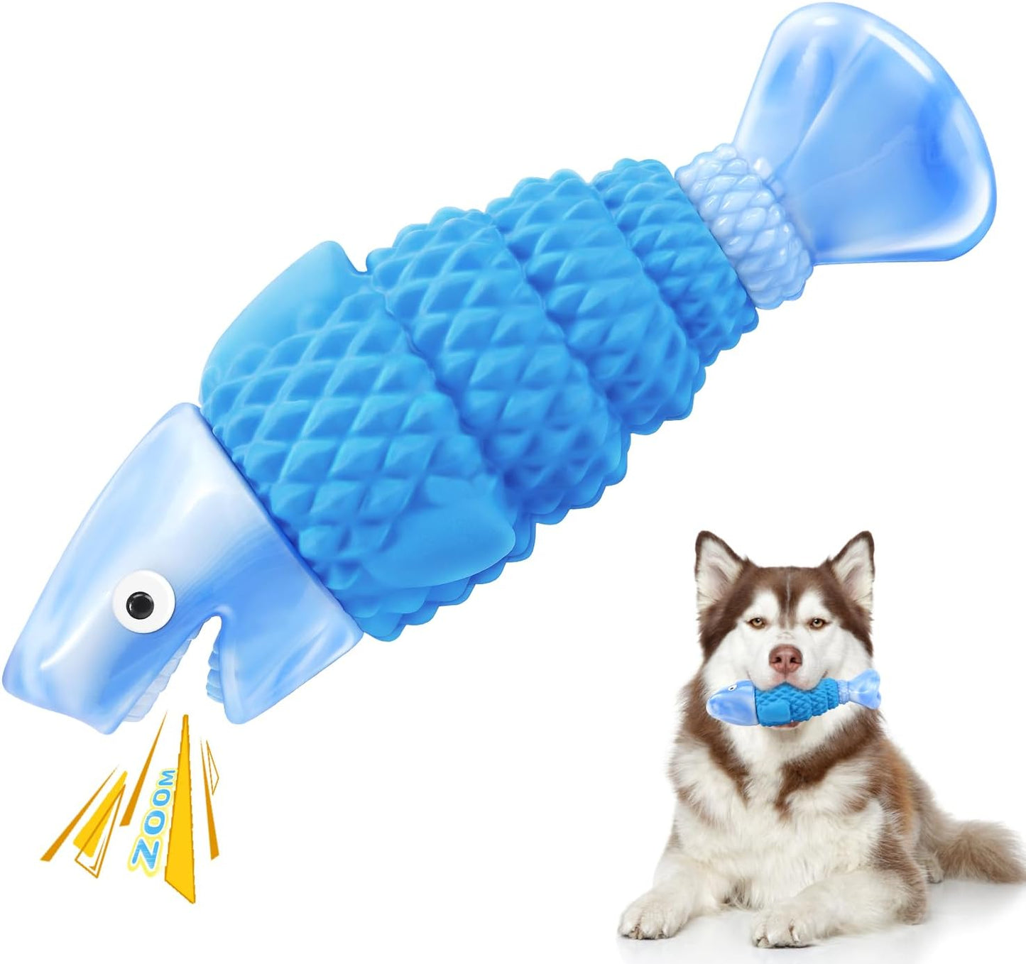 WinTour Tough Squeaky Dog Toys for Aggressive Chewers – Large Breeds