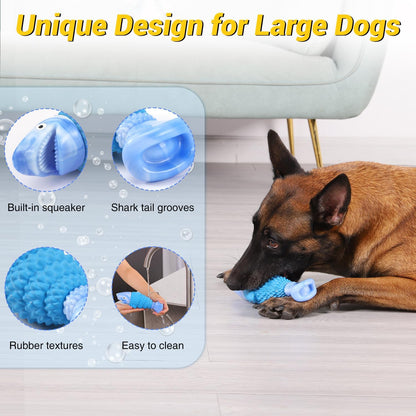 WinTour Tough Squeaky Dog Toys for Aggressive Chewers – Large Breeds